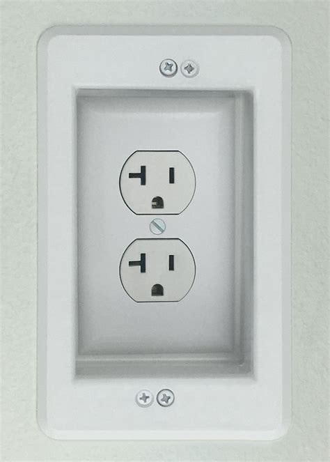 nec block wall electrical outlet